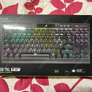 커세어 K70 RGB TKL 텐키리스 한글판 (게이밍) 적축 기계식키보드