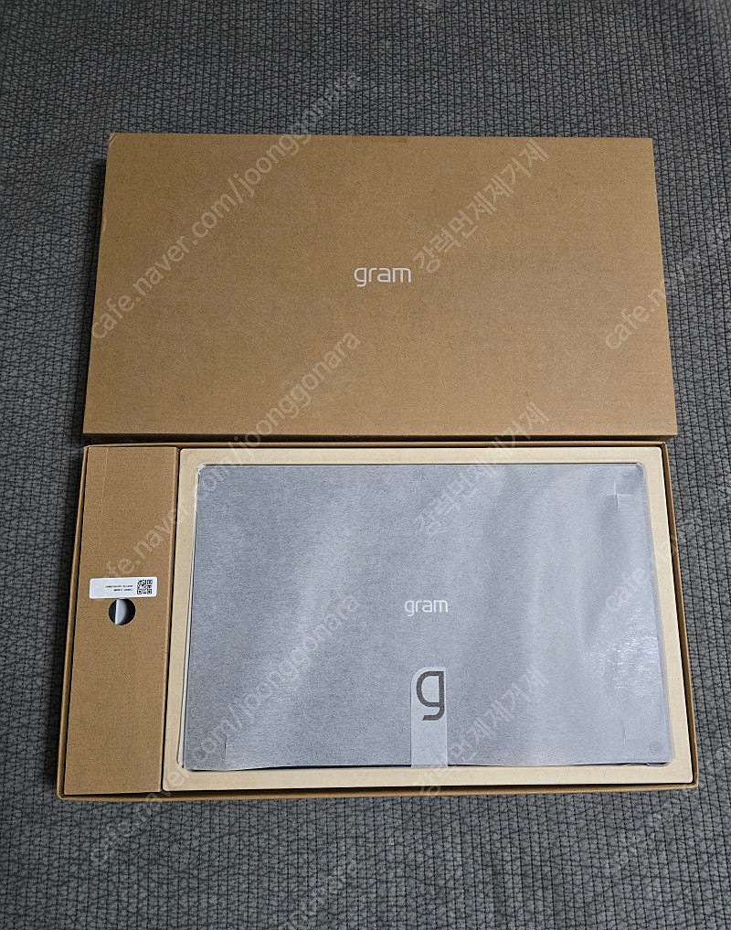 단순개봉 lg 그램 15 990 oled 넵튠블루 초경량 노트북