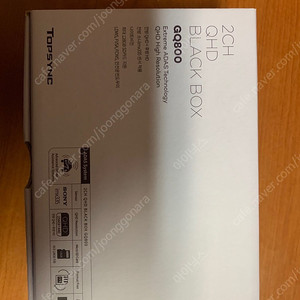 탑싱크 GQ800 QHD 블랙박스(32G)새제품 판매합니다