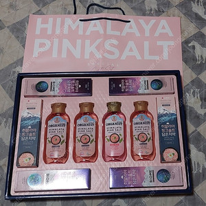히말라야 핑크솔트 선물세트 38호 + 쇼핑백, 1세트