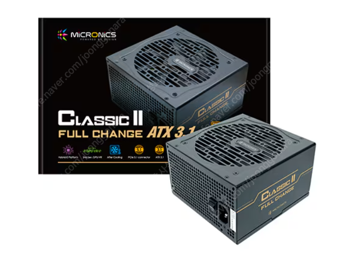 마이크로닉스 Classic II 풀체인지 700W 80PLUS브론즈 ATX3.1 (블랙) 컴퓨터 파워 미개봉 팝니다