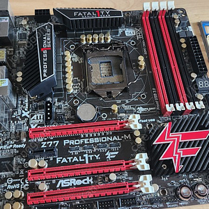 Asrock Fatal1ty Z77 Professional-M 부품용 메인보드