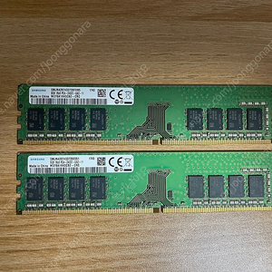 삼성 ddr4 8gb (2400)램 2개 판매합니다