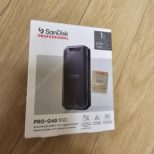 샌디스크SSD PRO-G40 1TB 미개봉