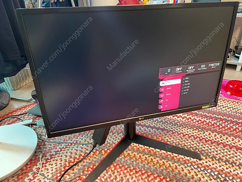 27GK750F LG게이밍모니터 27인치 FHD 240Hz