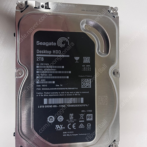 시게이트 3.5" hdd 2tb (for 2019 imac)