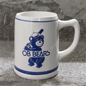 OB BEARS 오비 베어스 도자기 맥주잔