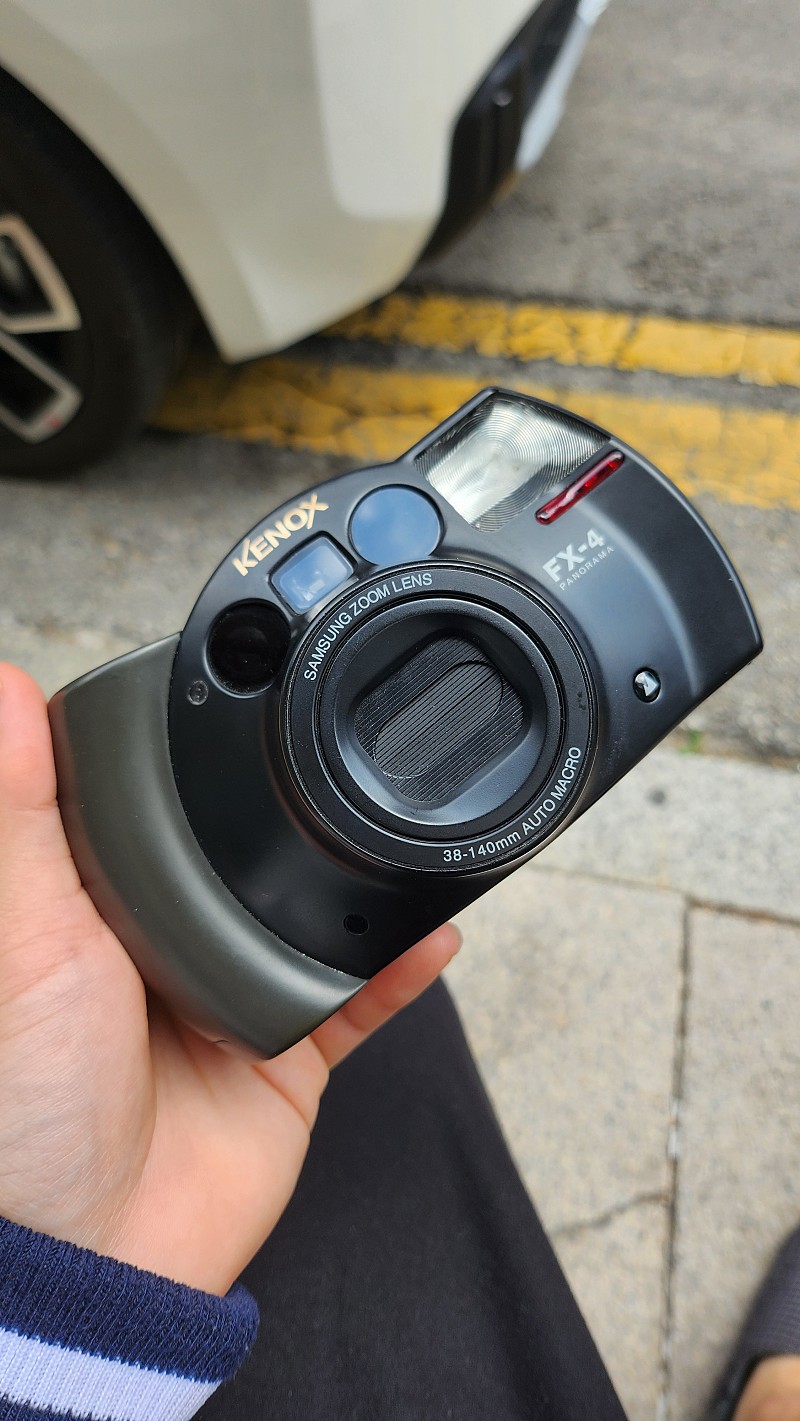 삼성 케녹스 FX-4 필름카메라 택미포 7만 배터리 O