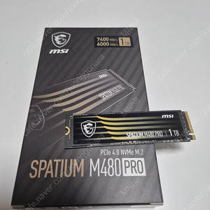 [SSD] MSI SPATIUM M480 PRO 1TB 팝니다