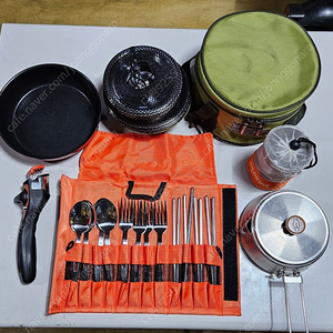 코펠, 커틀러리, 그릇, 식판, 컵 등
