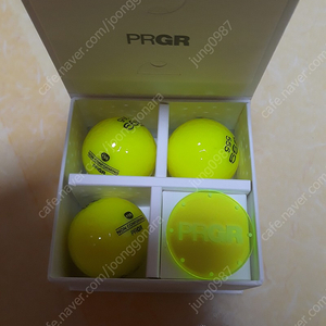 PRGR SUPER EGG BALL GIFT SET 골프공 (볼마커 포함 3구)