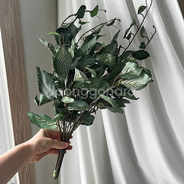 50cm 바인 잎 넝쿨 덩쿨 카페 인테리어 담쟁이 장식 소품 조화 아이템--0