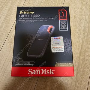 샌디스크 Portable SSD Extreme E61 1TB