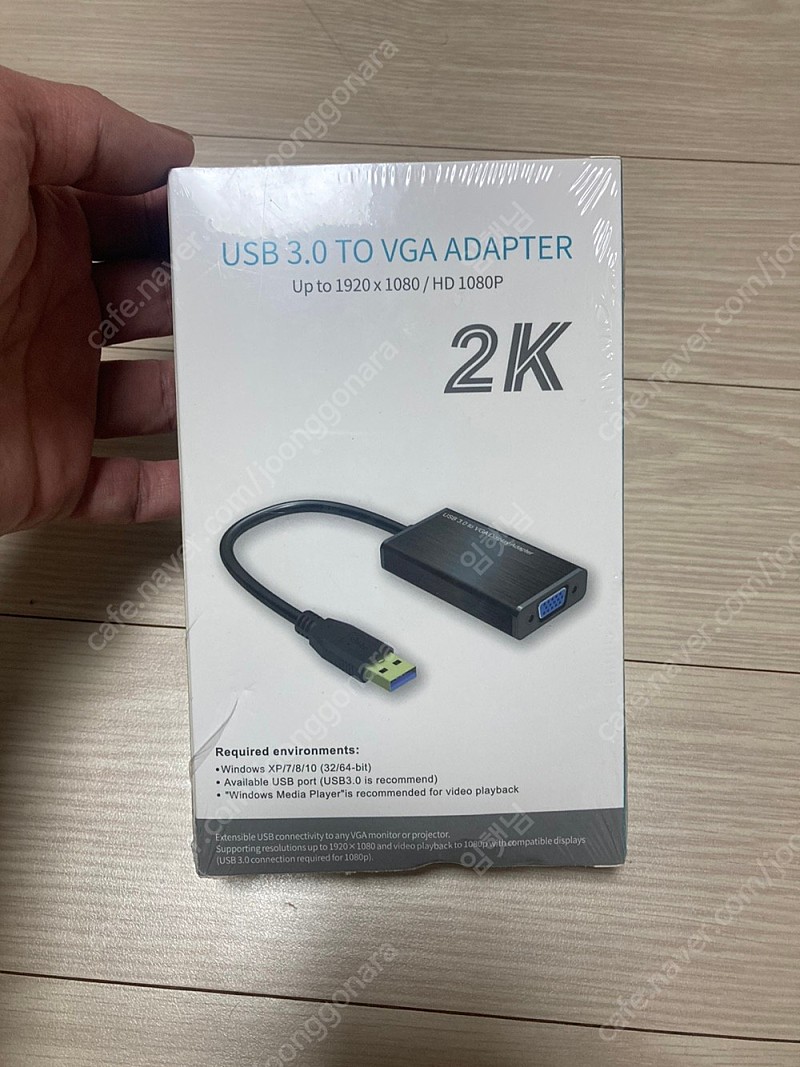 USB3.0 VGA adapter 새상품 판매합니다. (무료배송)