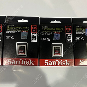 샌디스크 Sandisk CFexpress CFE256GB 타입B 메모리카드 판매 미개봉