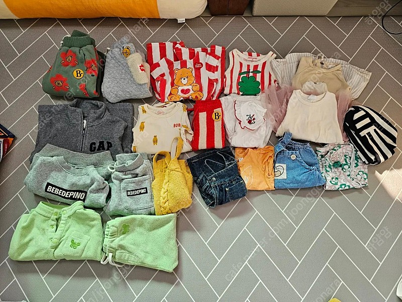 베베드피노, 아기옷 일괄판매