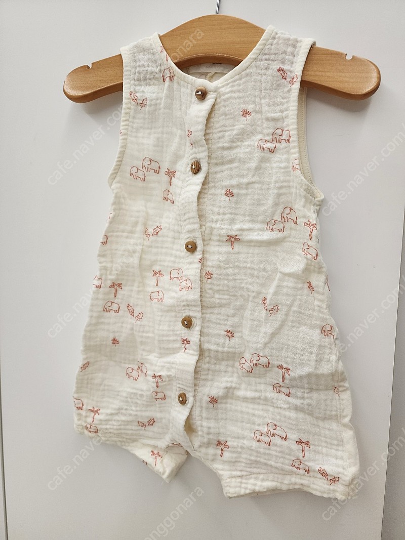 (세탁만함) 자라베이비 74 6-9M 롬퍼 / 여름아기외출복 여름옷 백일아기 6개월아기 9개월아기