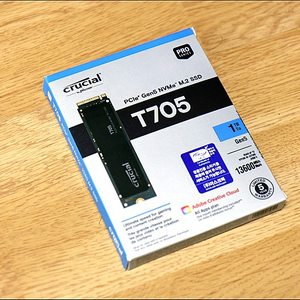 PCIe5.0 M.2 NVMe SSD 마이크론 Crucial T705 M.2 NVMe 아스크텍 1TB