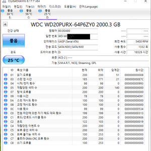 WD HDD 2TB 팝니다.