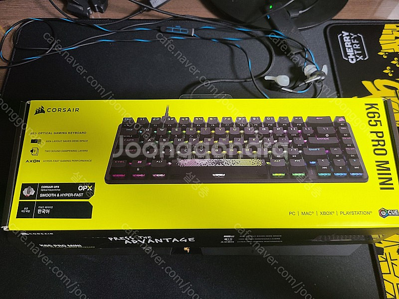 커세어 K65 RGB PRO MINI OPX 광적축 흡...--4