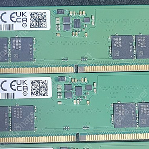[삼성] DDR5 PC5-44800(5600) 16기가 램 새제품 판매합니다. (2개)