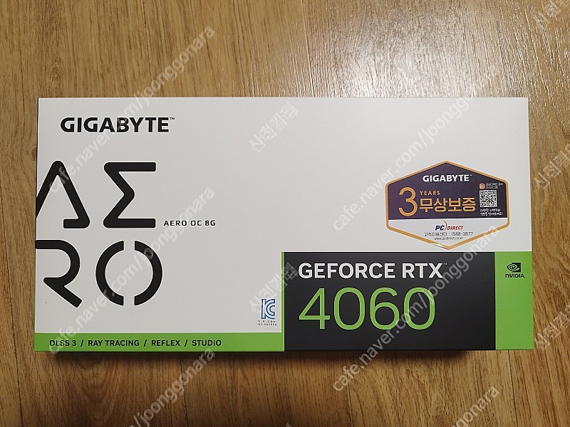 GIGABYTE 지포스 RTX 4060 AERO OC D6 8GB 피씨디렉트