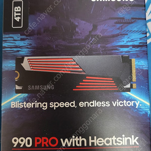 삼성정품 990 PRO With Heatsink (4tb)