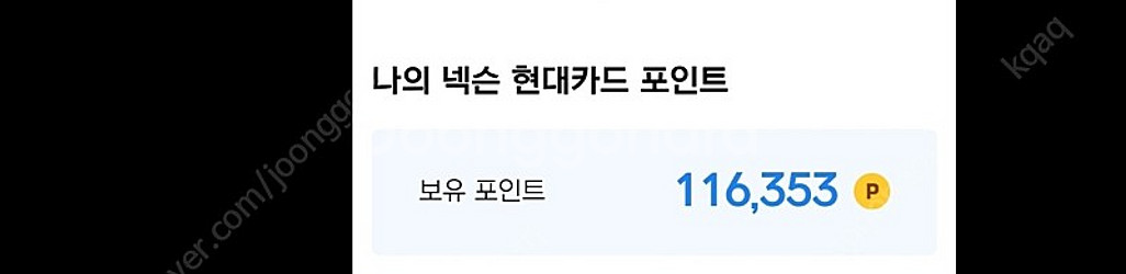 넥슨캐쉬 판매 116000포인트--0