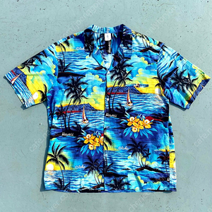 80's 빈티지 하와이안 셔츠 XL(~105) Made In Hawaii U.S.A.