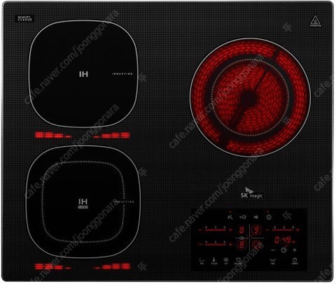 SK 3구 ( 인덕션2구 + 하이리이트 확장형 1구 ) 하이브리드 인덕션 ERA BT030