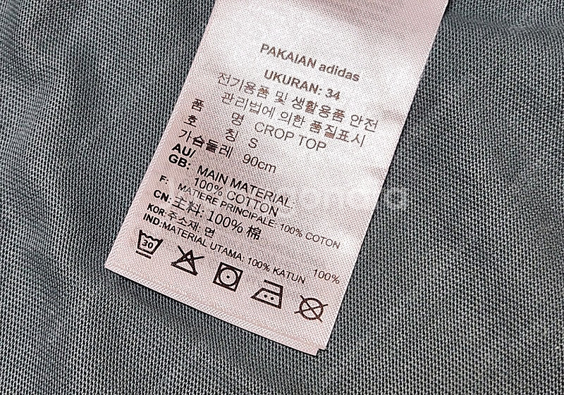 아디다스 크롭 반팔 티셔츠 / S사이즈--1
