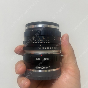 시그마19mm 2.8 소니e용, 미놀타55mm 1.8 수동렌즈에 소니nex 어댑터포함 합쳐서 팜