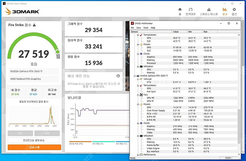 기가바이트 3060TI 판매합니다--1
