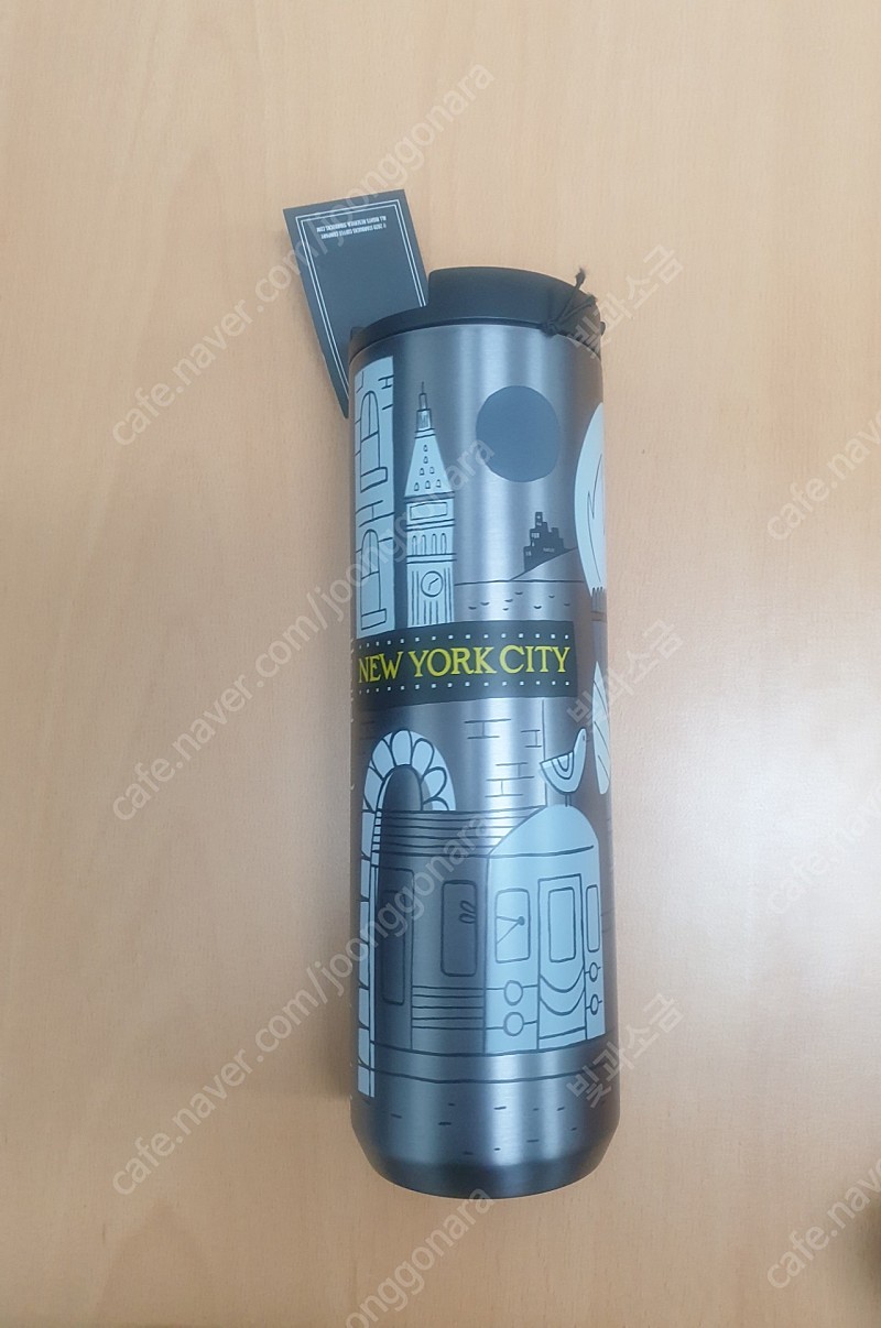 스타벅스 뉴욕 NEW YORK CITY 로고 스테인리스 텀블러 473ml 16oz 새제품 팝니다