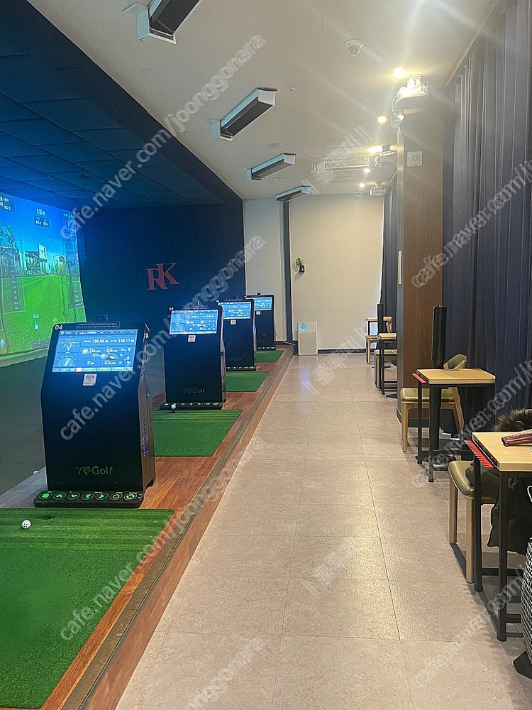 중고 스크린 케이골프 스크린 기계 판매 이미지