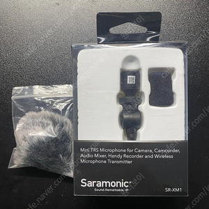 사라모닉 SR-XM1 무지향성 휴대용 마이크 + 퍼 윈드스크린
