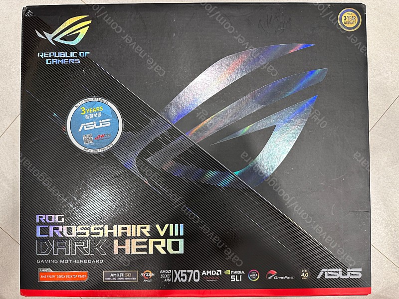 Asus x570 Darkhero 다크히어로 풀박스