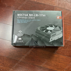 NOCTUA NH-L9i-17xx black cpu쿨러 미사용