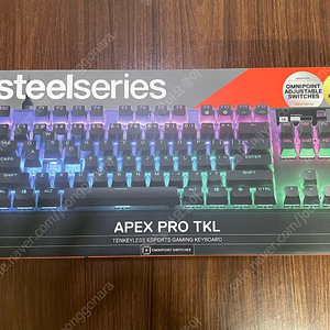 스틸시리즈 APEX PRO TKL US 기계식 게이밍 유선키보드 (급처)