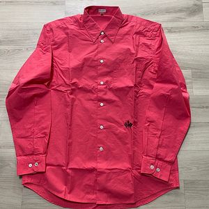 ODS 2-SIGNAL LOGO SHIRT OLD FUCHSIA 시그널 로고 셔츠 L사이즈 판매 스펙테이터 올리브드랩서비스