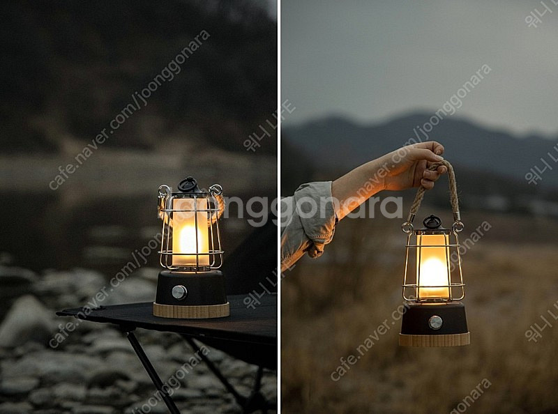 충전식 LED랜턴 감성캠핑조명 팝니다(케이스포함)--1