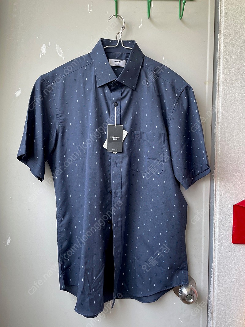 레노마 남성 여름 반팔 와이셔츠 남방 (미사용품)