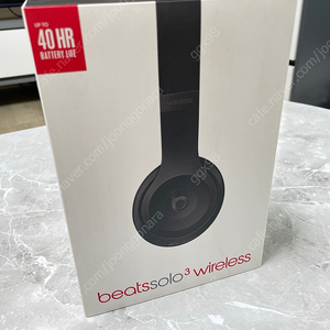 비츠 솔로3 무선 블랙 beats solo3 wireless black