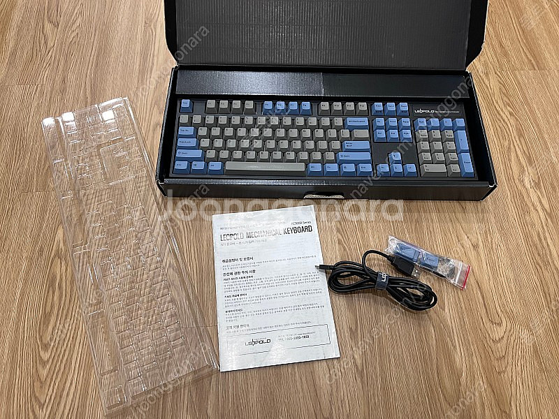 레오폴드 FC900R PD 저소음적축 그레이블루 풀배열...--2