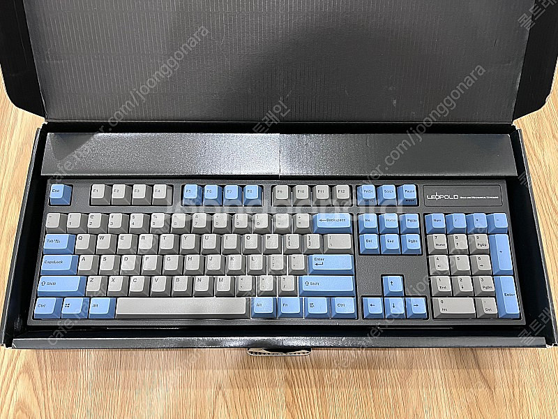 레오폴드 FC900R PD 저소음적축 그레이블루 풀배열...--3