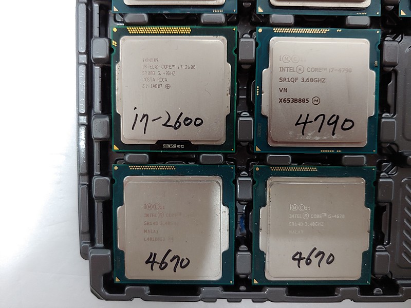 인텔 i7-4790, i7-2600, i5-4670 CPU 판매합니다