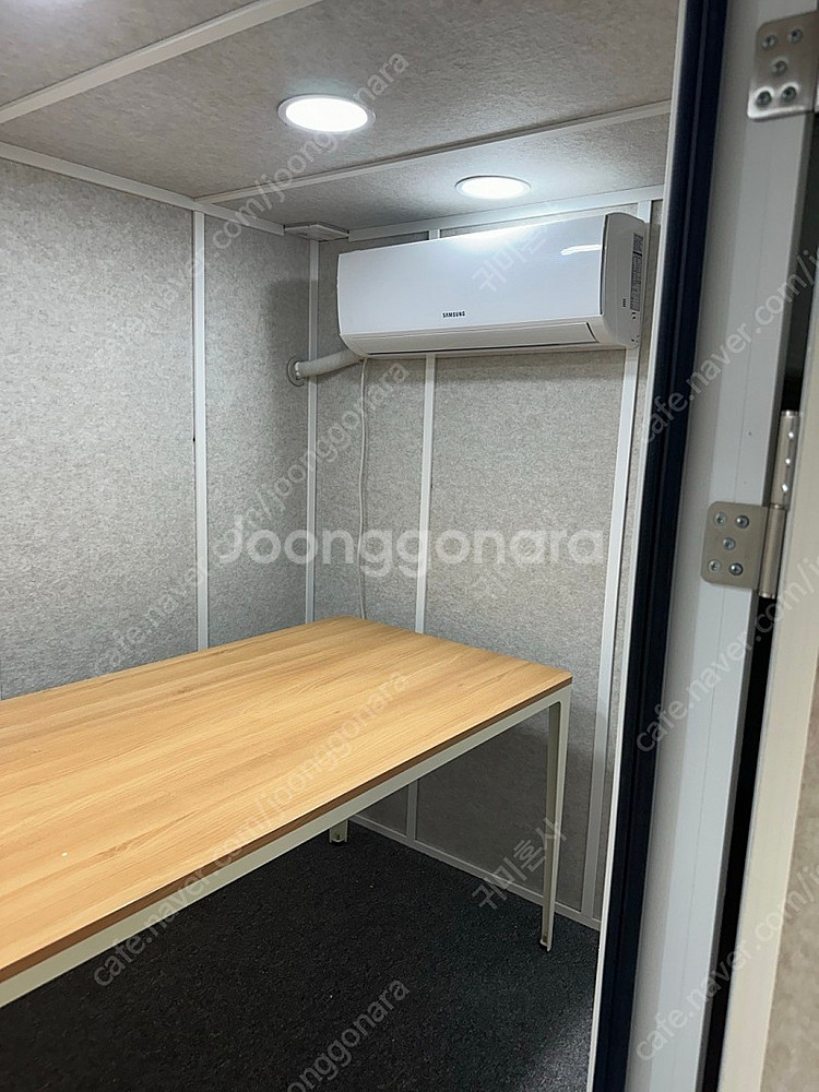 (가격인하) 상태 좋은 방음부스 판매합니다 (에어컨 포...--1
