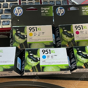 HP 950XL, 951XL 박스미개봉 여러개 팝니다.