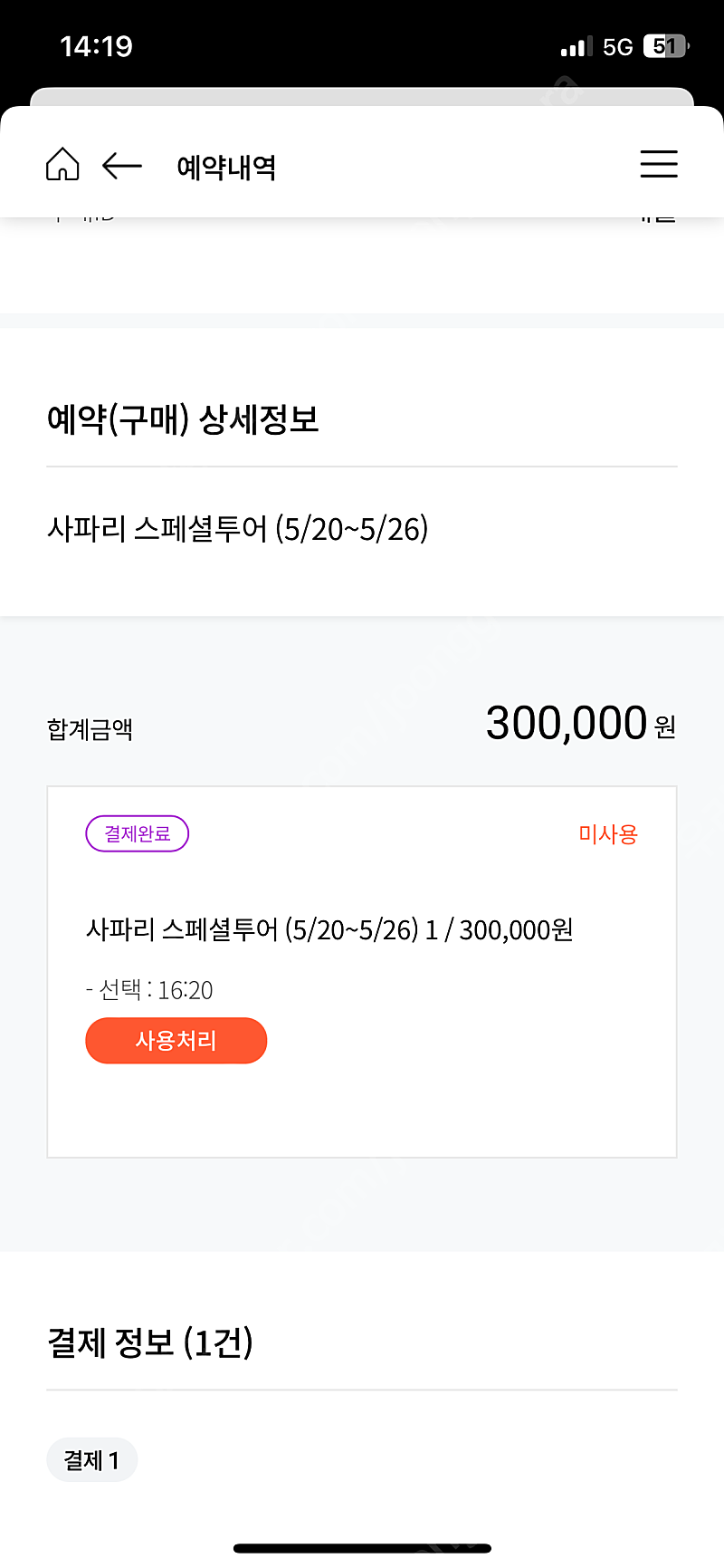 5월 23일 에버랜드 사파리스페셜 16:20