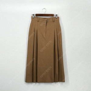 핀턱 롱 스커트 (M size / BROWN)